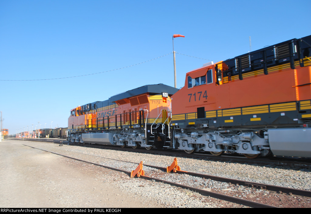 Two Newest ES44C4's in the BNSF Railway Inventory (Just 1